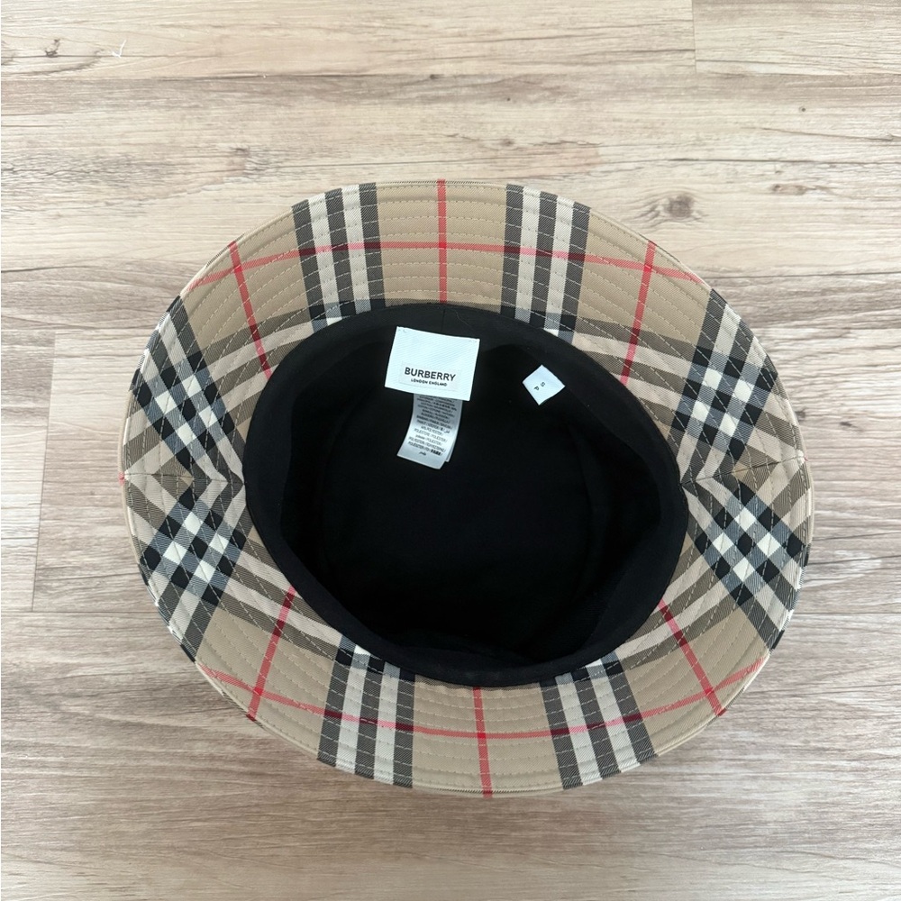 Burberry Checkered Bucket Hat Size Small - Picture 3 of 5